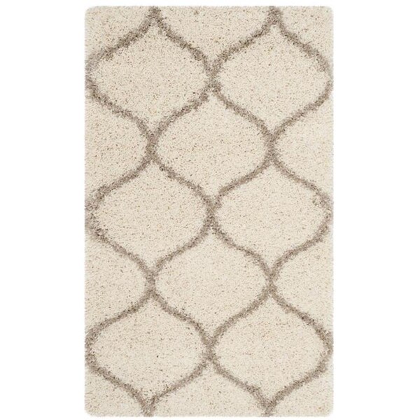 Safavieh Hudson Shag Accent Area Rug, Ivory and Beige - 2 ft.-3 in. x 3 ft.-9 in. - SGH280D-24