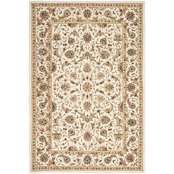 Safavieh 2 ft. 6 in. x 4 ft. Accent Transitional Chelsea Ivory and Ivory Hand Hooked Rug - HK78C-24