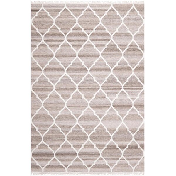Safavieh 2 ft. 3 in. x 10 ft. Casual Natural Kilim Light Grey and Ivory Runner Rug - NKM317A-210