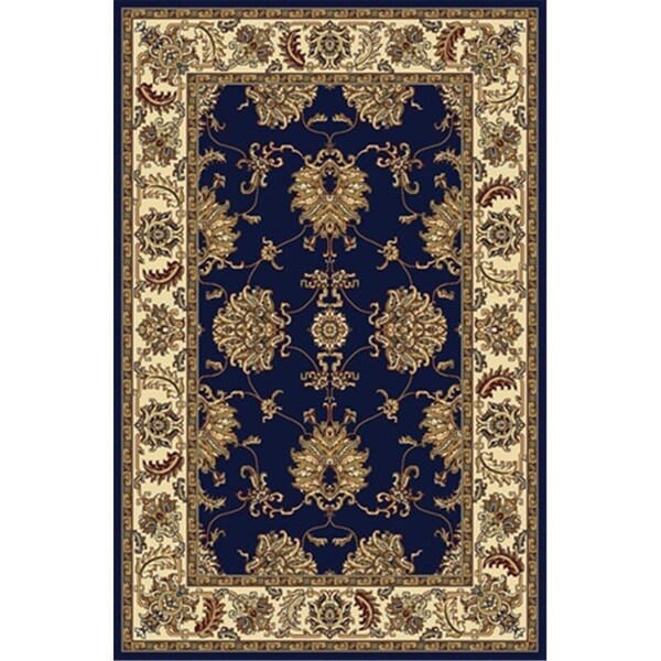 Auric Noble Rectangular Navy Blue Traditional Italy Area Rug, 7 ft. 9 in. W x 11 ft. 6 in. H - AU1617725