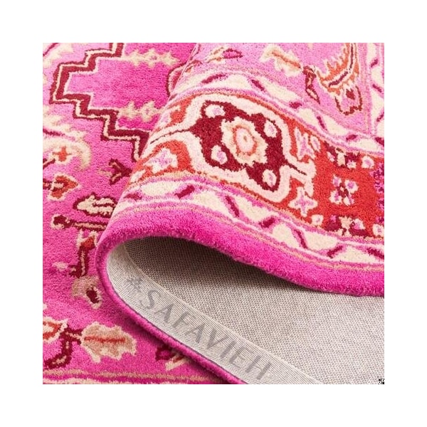 Safavieh 2 ft. - 3 in. x 9 ft. Bellagio Hand Tufted Runner Rug - Red and Pink - BLG545B-29