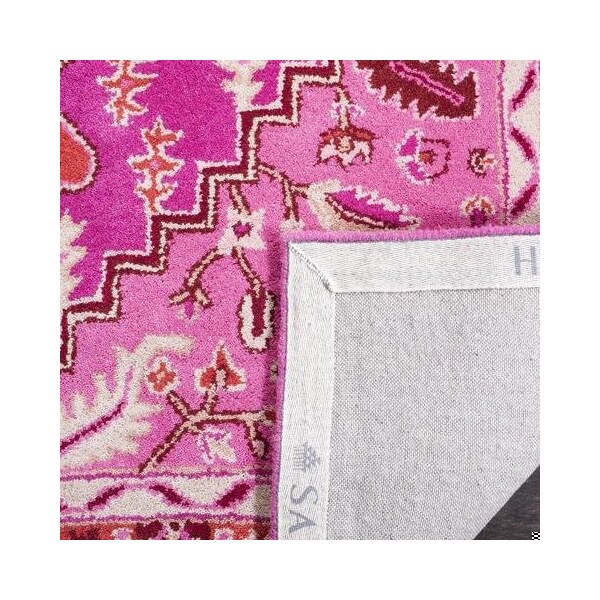 Safavieh 2 ft. - 3 in. x 9 ft. Bellagio Hand Tufted Runner Rug - Red and Pink - BLG545B-29