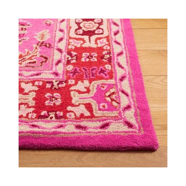 Safavieh 2 ft. - 3 in. x 9 ft. Bellagio Hand Tufted Runner Rug - Red and Pink - BLG545B-29