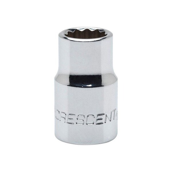 Weller Crescent 9 mm X 3/8 in. drive Metric 12 Point Standard Socket 1 pc - CDS39N
