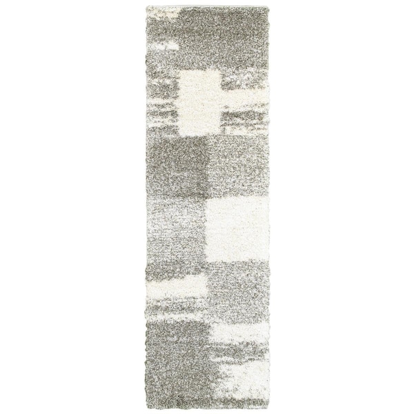 Oriental Weavers Henderson 5502H 2x8 Runner - Ivory/ Grey-Polypropylene - H5502H068230ST