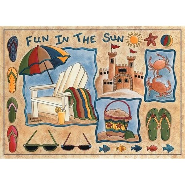 Associated Weavers Custom Printed Rugs FUN IN THE SUN Fun In The Sun Rug - FUN IN THE SUN