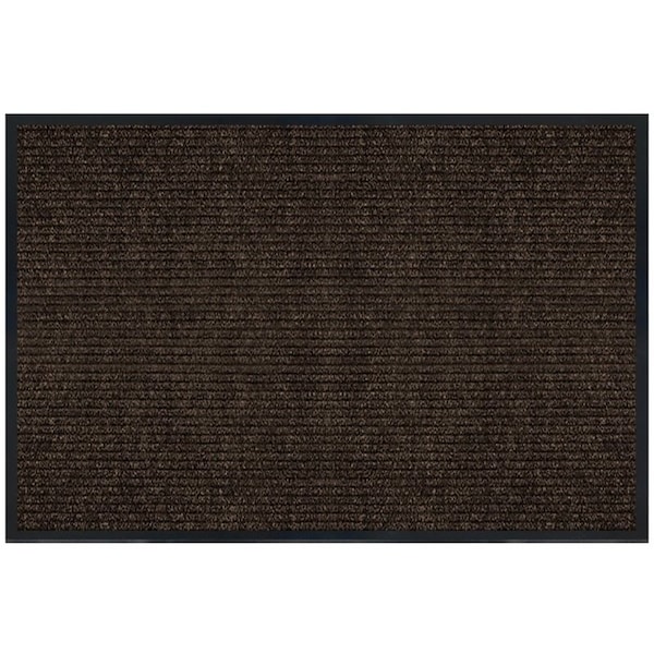 Multy Home Platinum MT Carpet, 45 ft L, 36 in W, Runner, Ribbed Pattern, Polypropylene Rug, Tan - 1004345EA