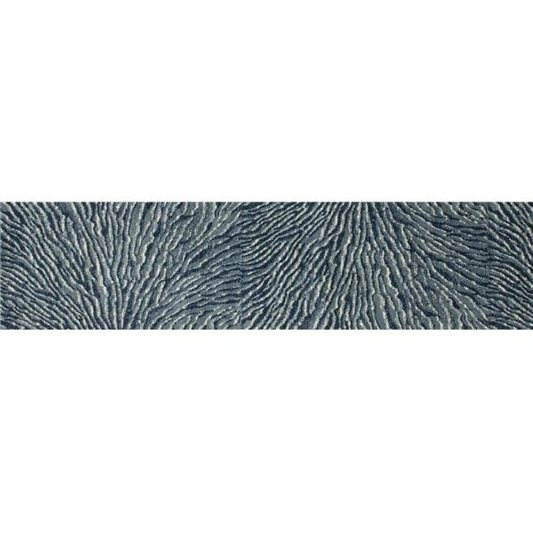 Art Carpet Art Carpet 25849 2 x 8 ft. Troy Collection Ripple Woven Area Rug Runner; Blue - 25849