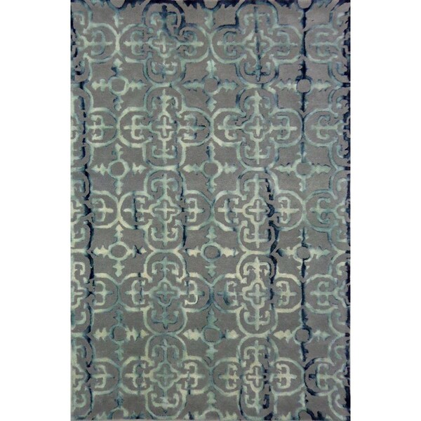 Safavieh Dip Dye Hand Tufted Runner Rug, Grey and Charcoal - 2 ft.-3 in. x 14 ft. - DDY711B-214