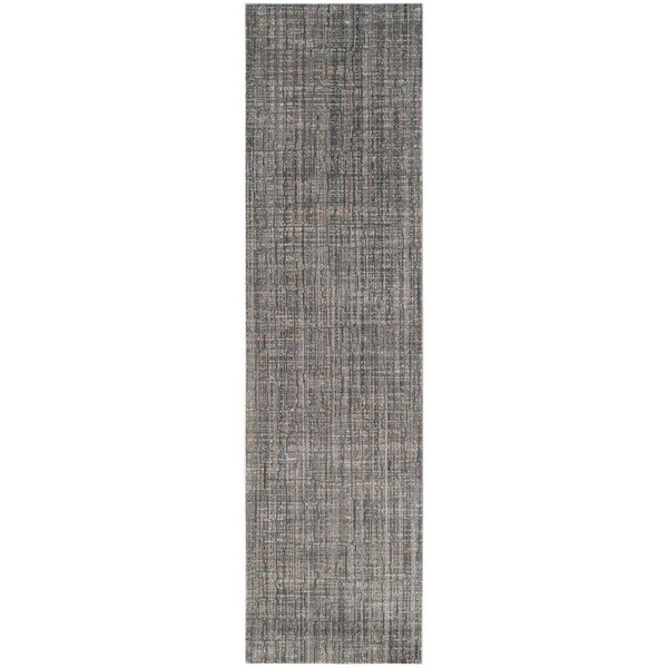 Safavieh 2 ft.-3 in. x 12 ft. Runner Valencia Power Loomed RugGrey & Multi Color - VAL202C-212