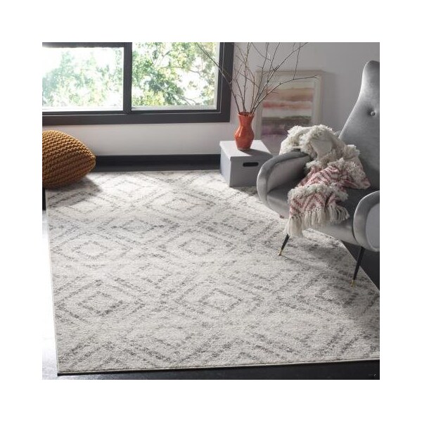 Safavieh 11 x 15 ft. Adirondack Rectangle Power-Loomed Rug Light Gray & Gray - ADR131C-1115