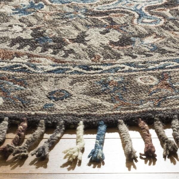 Safavieh Aspen Hand Tufted Medium Rectangle RugCharcoal & Light Brown 5 x 8 ft. - APN112A-5