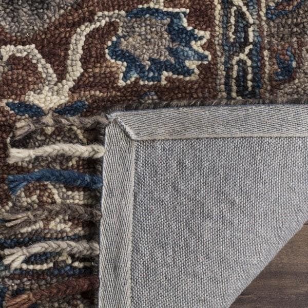 Safavieh Aspen Hand Tufted Medium Rectangle RugCharcoal & Light Brown 5 x 8 ft. - APN112A-5