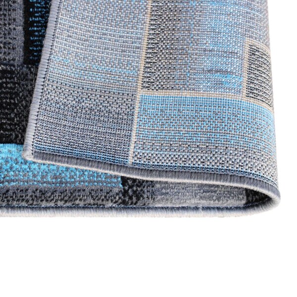 Flash Furniture Blue 2' x 3' Modern Color Blocked Area Rug - ACD-RGTRZ861-23-BL-GG