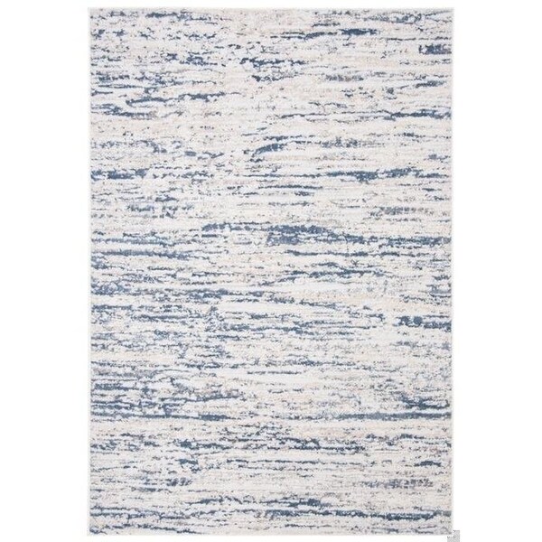 Safavieh 2 ft. 2 in. x 4 ft. Amelia Rectangle Power Loomed Area RugIvory & Blue - ALA768A-24