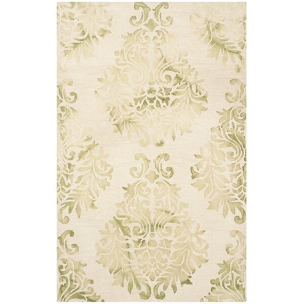 Safavieh Dip Dyed Hand Tufted Rectangle Rug- Beige - Green- 2 ft. 3 in. x 6 ft. - DDY516B-26