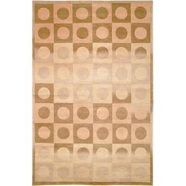 Safavieh 4 x 6 ft. Small Rectangle Contemporary Tibetan Beige and Brown Hand Knotted Rug - TB371A-4