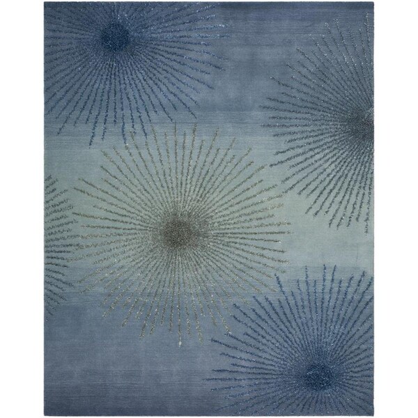 Safavieh Soho Hand Tufted Medium Rectangle Area Rug, Denim - 6 x 9 ft. - SOH712W-6