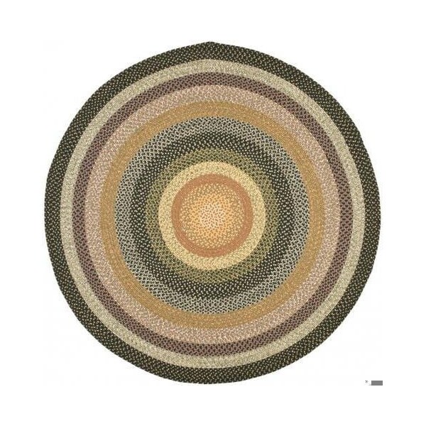 Safavieh 5 X 8 Ft. Oval Braided- Blue And Multi Hand Made Rug - BRD308A-5OV