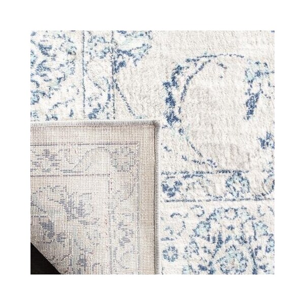 Safavieh 10 x 13 ft. Brentwood Traditional Rectangle RugLight Grey & Blue - BNT854G-10