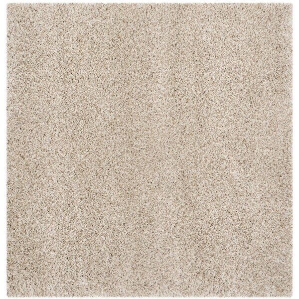 Safavieh 8 x 8 ft. Shag Power Loomed Square Area Rug, Beige - SG151-1313-8SQ