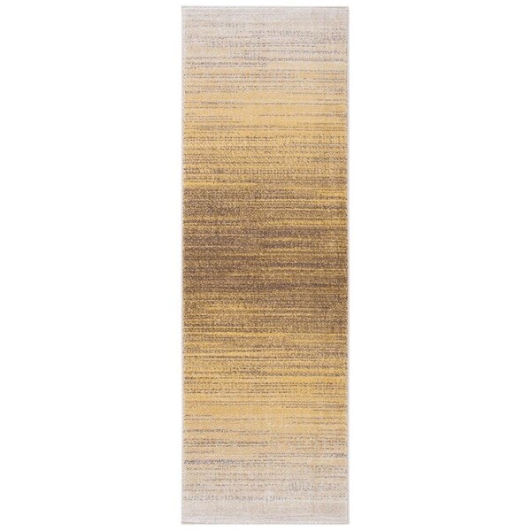 Safavieh 2 ft. 6 in. x 10 ft. Adirondack Power Loomed Runner Area Rug Gold & Ivory - ADR142D-210