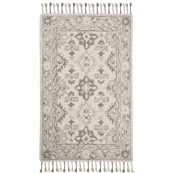 Safavieh Aspen Hand Tufted Runner RugLight Grey & Grey 2 ft. 3 in. x 7 ft. - APN120A-27