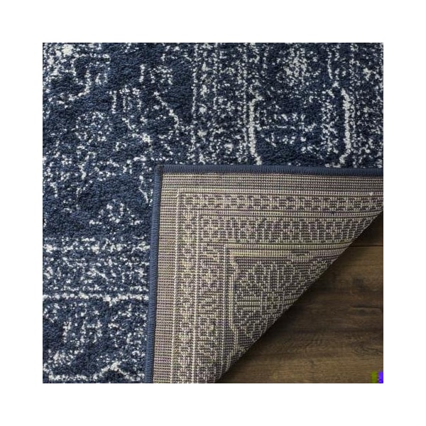 Safavieh Adirondack Power Loomed Rectangle RugNavy & Ivory 3 x 5 ft. - ADR108N-3