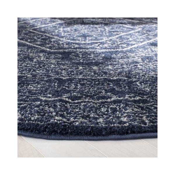 Safavieh Adirondack Power Loomed Rectangle RugNavy & Ivory 3 x 5 ft. - ADR108N-3