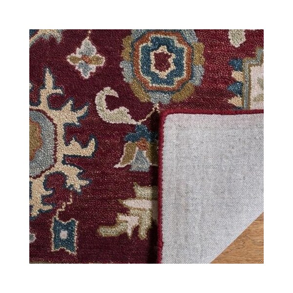 Safavieh Aspen Hand Tufted Round RugRed & Blue 7 x 7 ft. - APN507A-7R