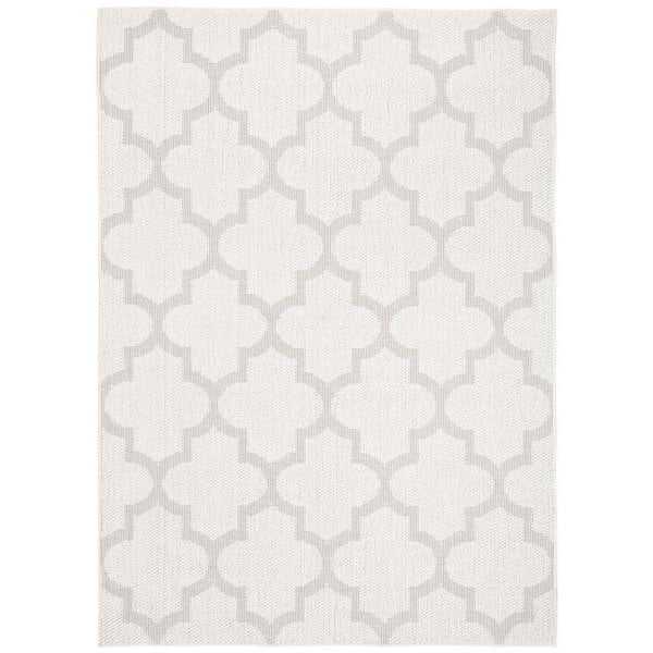 Safavieh 2 x 8 ft. Bermuda 800 Power-Loomed Rectangle Rug Ivory & Light Gray - BMU804A-28