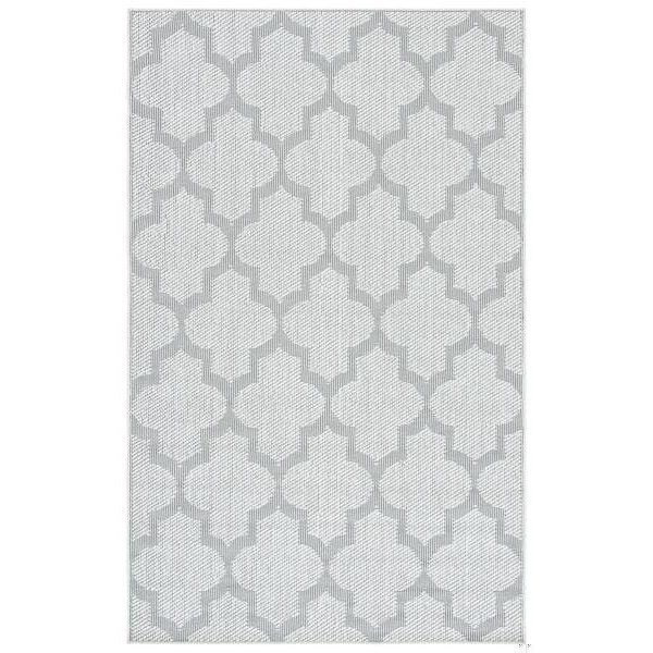 Safavieh 2 x 8 ft. Bermuda 800 Power-Loomed Rectangle Rug Ivory & Light Gray - BMU804A-28