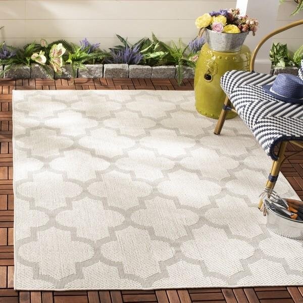 Safavieh 2 x 8 ft. Bermuda 800 Power-Loomed Rectangle Rug Ivory & Light Gray - BMU804A-28