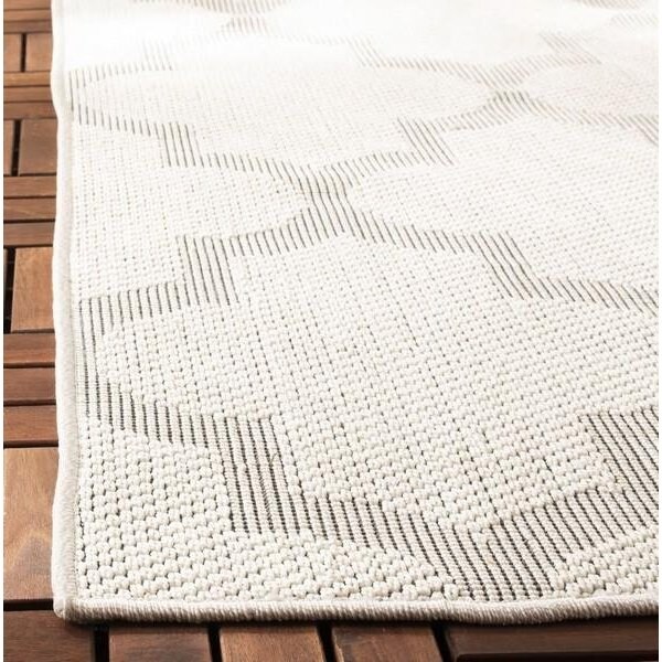 Safavieh 2 x 8 ft. Bermuda 800 Power-Loomed Rectangle Rug Ivory & Light Gray - BMU804A-28