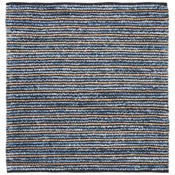 Safavieh 11 x 16 ft. Cape Cod Hand Loomed Rectangle Area Rug Blue & Natural - CAP363A-1116