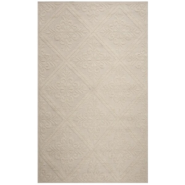 Safavieh Vermont Hand Woven Rectangle Rug, Ivory - 5 X 8 Ft. - VRM101A-5