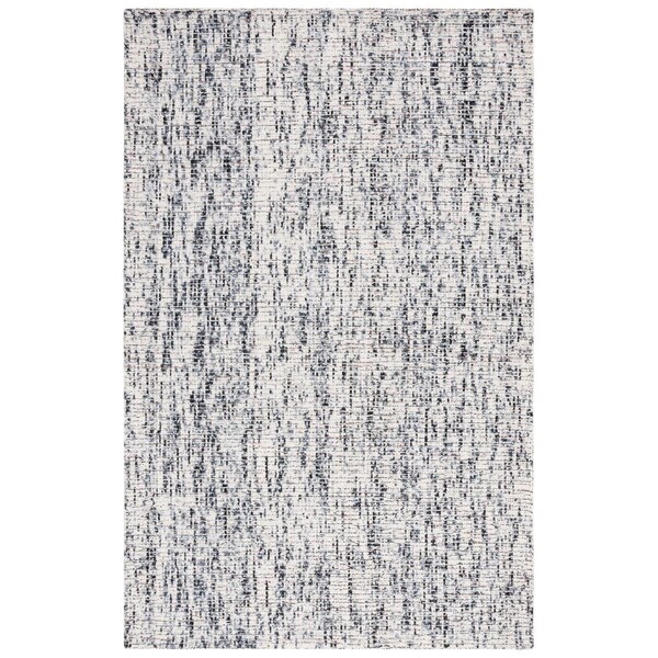 Safavieh 6 x 6 ft. Abstract Modern Hand Tufted Square Area Rug, Black & Beige - ABT493Z-6SQ