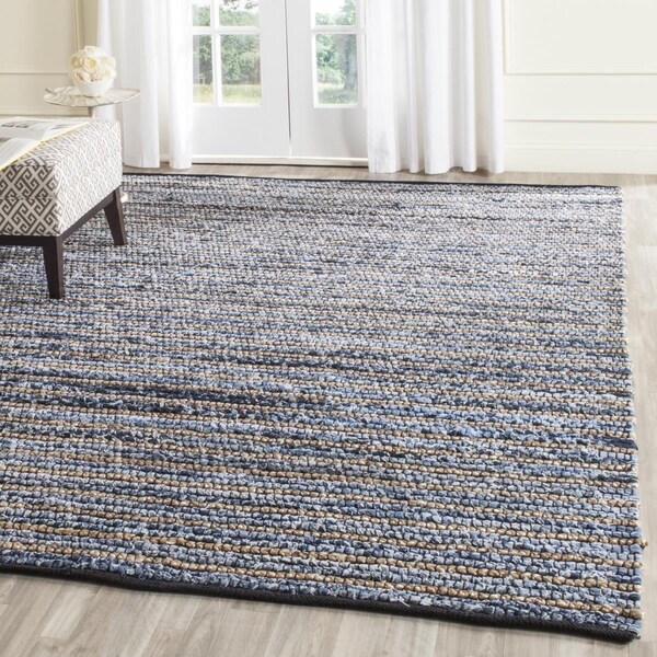 Safavieh Cape Cod Square Area Rug Blue & Natural - 6 x 6 ft. - CAP363A-6SQ