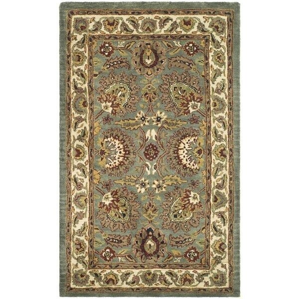 Safavieh 2 Ft. - 3 In. x 10 Ft. Runner- Traditional Classic Light Blue And Ivory Hand Tufted Rug - CL359B-210