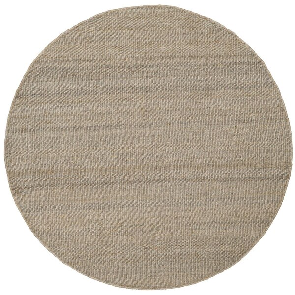 Safavieh Natural Fiber Hand Woven Round Area RugGrey 6 x 6 ft. - NF368C-6R