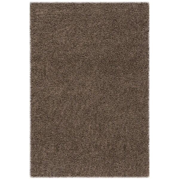 Safavieh SGA-Athens Shag 3 x 5 ft. Rectangle Area Rug Taupe - SGA119T-3
