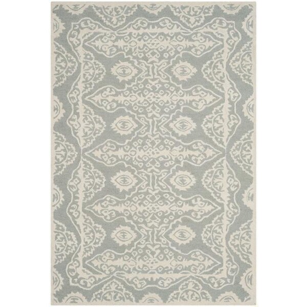 Safavieh 2 ft.6 in. x 4 ft. Bella Hand Tufted Accent Area RugGrey & Ivory - BEL134B-24