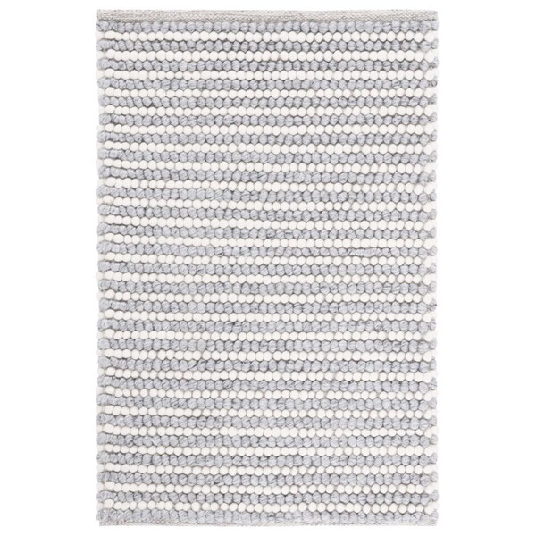 Safavieh 2 ft. 3 in. x 8 ft. Natural Runner Rug Ivory & Grey - NAT220F-28