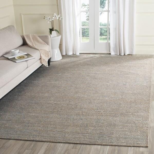 Safavieh Cape Cod Hand Woven Rectangle Rug- Grey - Sand- 4 x 6 ft. - CAP412A-4