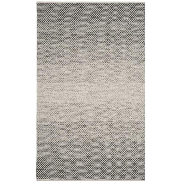 Safavieh 6 x 9 ft. Medium Rectangle Montauk Hand Woven RugBlack & Ivory - MTK601A-6