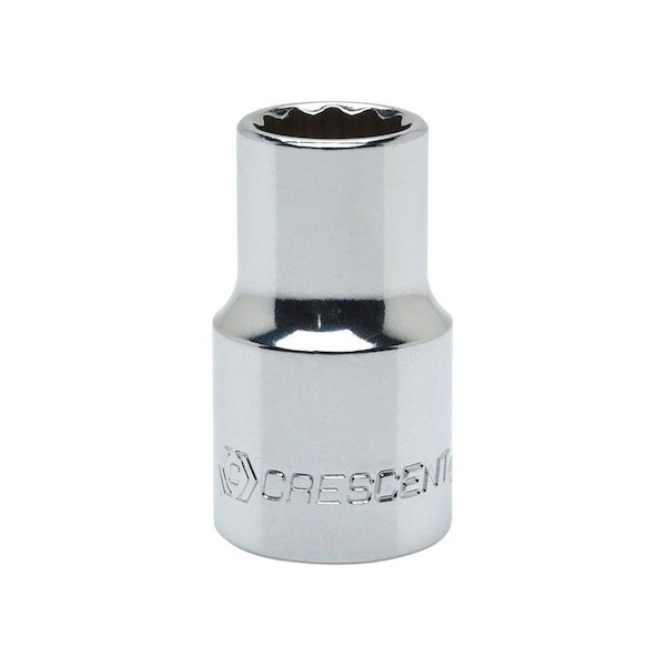 Weller Crescent 19 mm X 1/2 in. drive Metric 12 Point Standard Socket 1 pc - CDS79N
