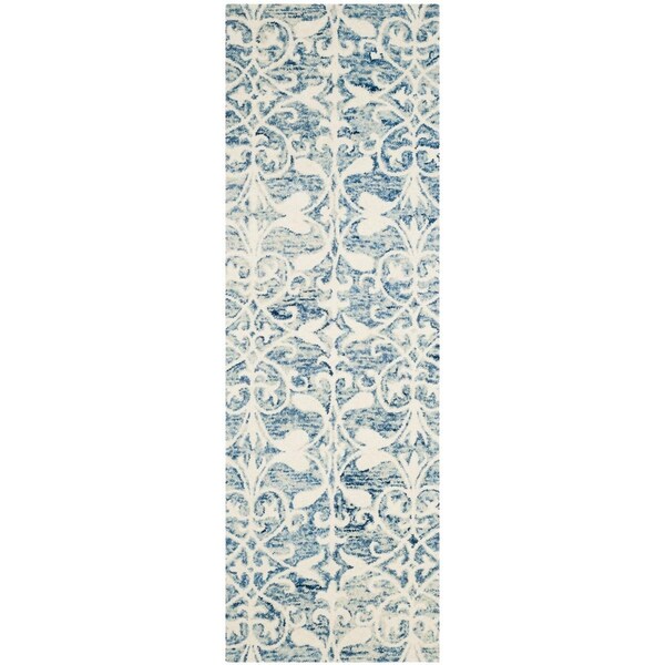 Safavieh Chatham Runner RugDark Blue & Ivory 2 ft. 3 in. x 7 ft. - CHT765C-27
