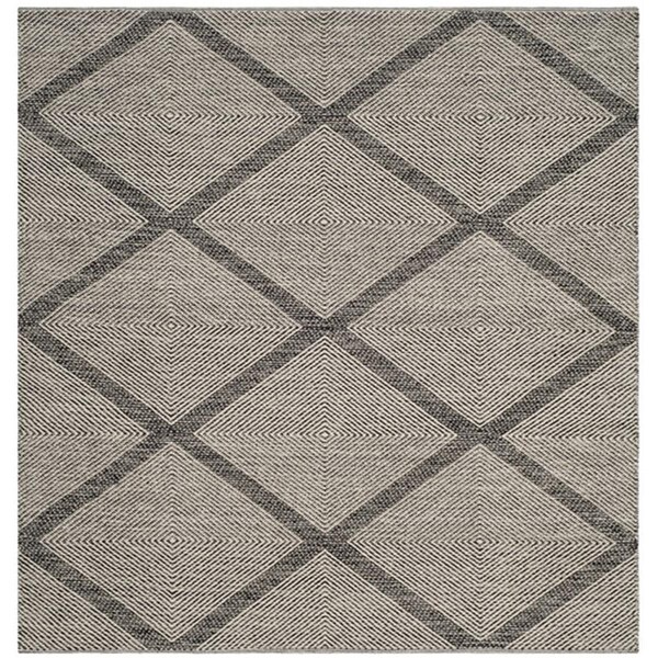 Safavieh 6 x 6 ft. Montauk Hand Woven Square Area Rug, Black - MTK821D-6SQ