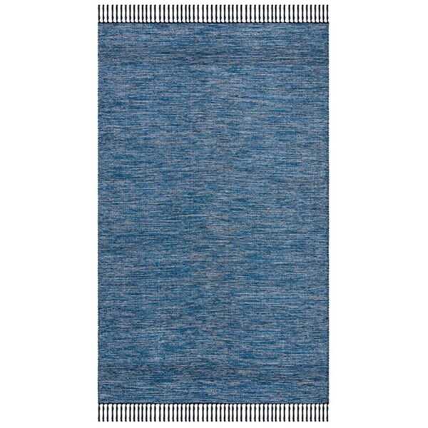 Safavieh 5 x 8 ft. Montauk Contemporary Rectangle Rug, Blue & Black - MTK620M-5
