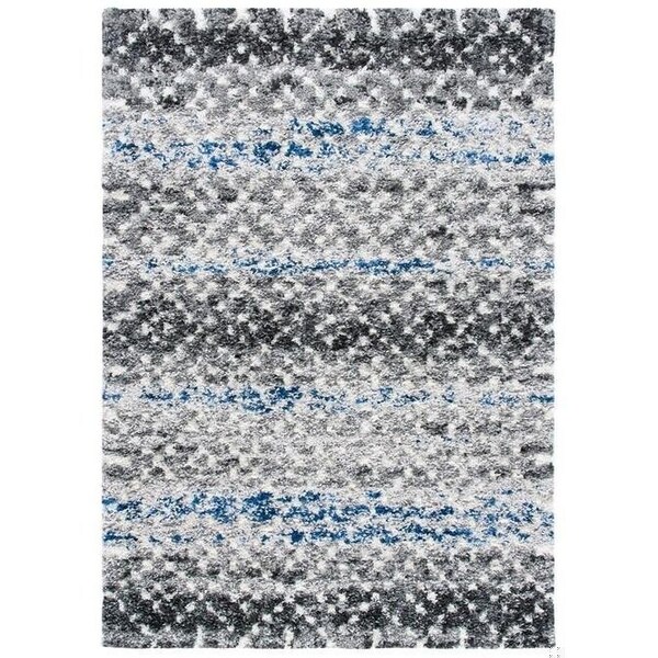 Safavieh 6 ft.7 in. x 6 ft.7 in. Canyon Shag 500 Rectanglar Rug Grey & Ivory - CNY521F-7SQ